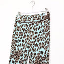 Philosophy Blue & Brown Leopard Print Capri Leggings - XS/S-2