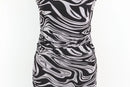 Black & White Patterned Sleeveless Maxi Dress – Size M | Thrift Finds-3