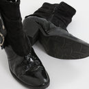 A&M Italian-Made Genuine Leather Cowgirl Boots - Size 38-4