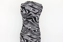 Black & White Patterned Sleeveless Maxi Dress – Size M | Thrift Finds-7