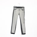 Diesel Two-Tone Skinny Jeans with Chain Detail - Size 25-1
