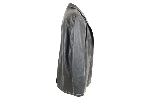 Faux Leather Blazer Jacket – Size 36 | Brand new