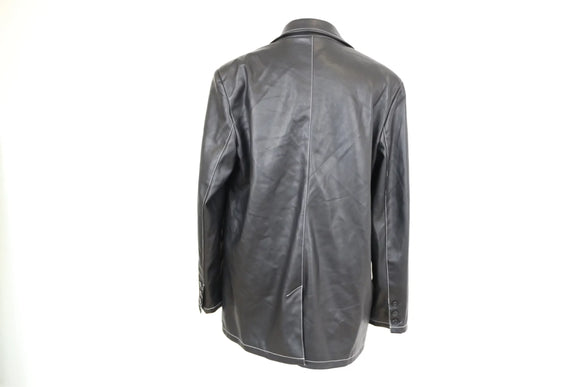 Faux Leather Blazer Jacket – Size 36 | Brand new