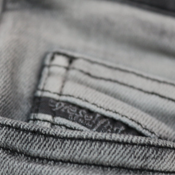 Diesel Two-Tone Skinny Jeans with Chain Detail - Size 25