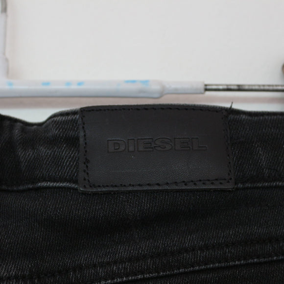 Diesel Two-Tone Skinny Jeans with Chain Detail - Size 25