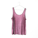Zara Trafaluc Pink Metallic Tank Top - L-1
