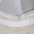 Faux LV cream cap-3