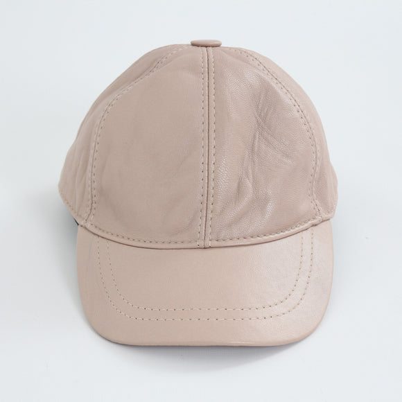 Turkish-Made Leather Baseball Cap