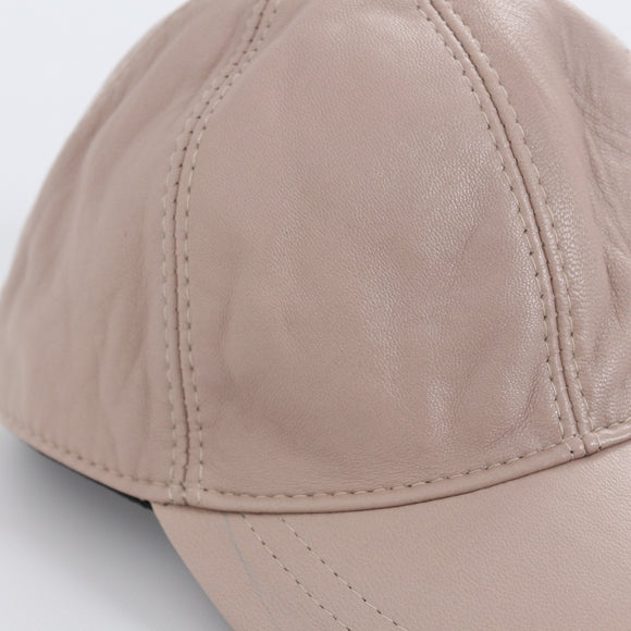 Turkish-Made Leather Baseball Cap