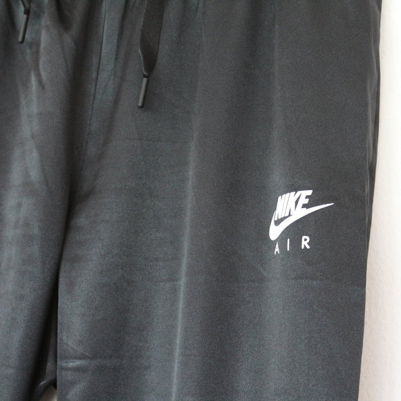 Nike Black Satin Cuffed Sweatpants - M