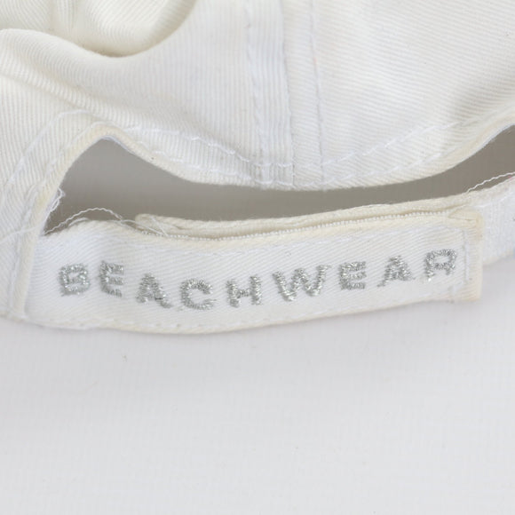 Just Cavalli White Sequin Logo Baseball Cap