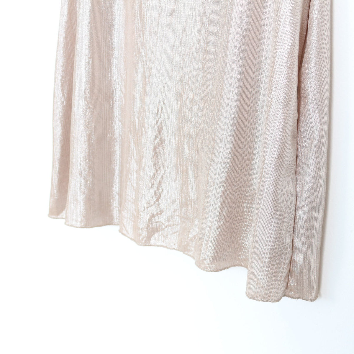 Zara Trafaluc Gold Metallic Tank Top - L | U-turn Online Thrift Shop