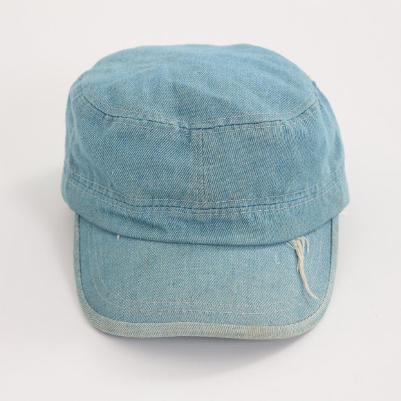 Adjustable Denim Baseball Cap - Minor Makeup Marks