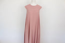 Pastel Pink Sleeveless A-Line Maxi Dress – Size L | Thrift Finds-1