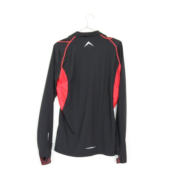 K-Way Black & Red Winter Activewear Top - M