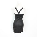 Diesel Biker-Style Leather Mini Dress - S-2