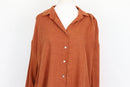 Burnt Orange Long-Sleeve Shirt – Size M | Brand new-2