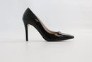 Forever New Black Patent Leather Pointed-Toe Stilettos – EU 38-1