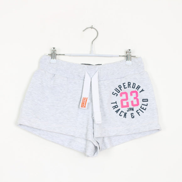 Superdry Grey Mini Sweat Shorts - XS
