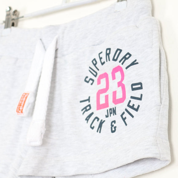 Superdry Grey Mini Sweat Shorts - XS