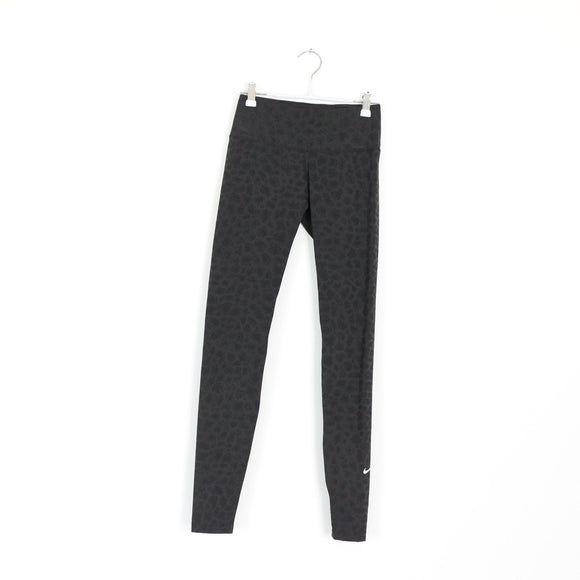 Nike Dri-FIT Black Cheetah Sparkle Print Leggings - XS