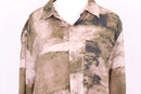 Green Tonal Long-Sleeve Shirt – Size L | Brand new-2