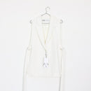 Zara White Blazer-Style Blouse - XS (Generous Fit)-1
