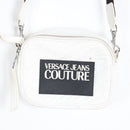 Versace Jeans Couture White Quilted Crossbody Bag-1