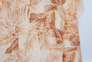 Peach Floral Dress with White Shell Detail – Size XL | Brand new-4