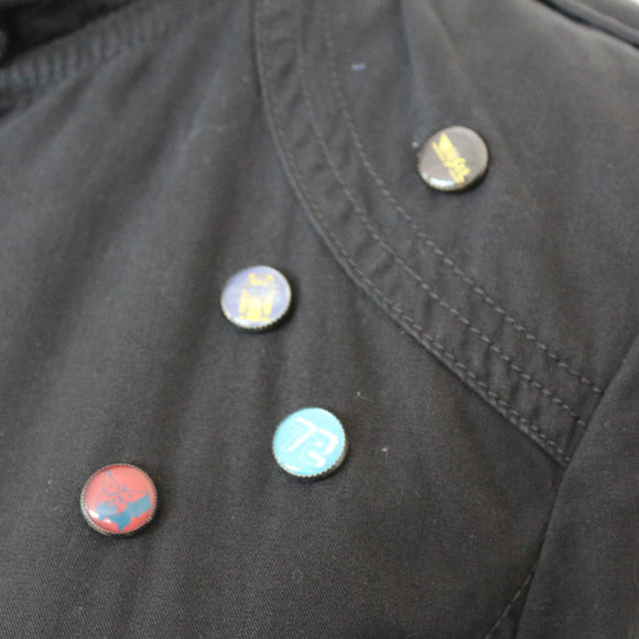 Vintage Diesel Double-Breasted Trench Coat - M