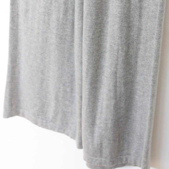 Desray Grey Knit Wide-Leg Pants - Size 34