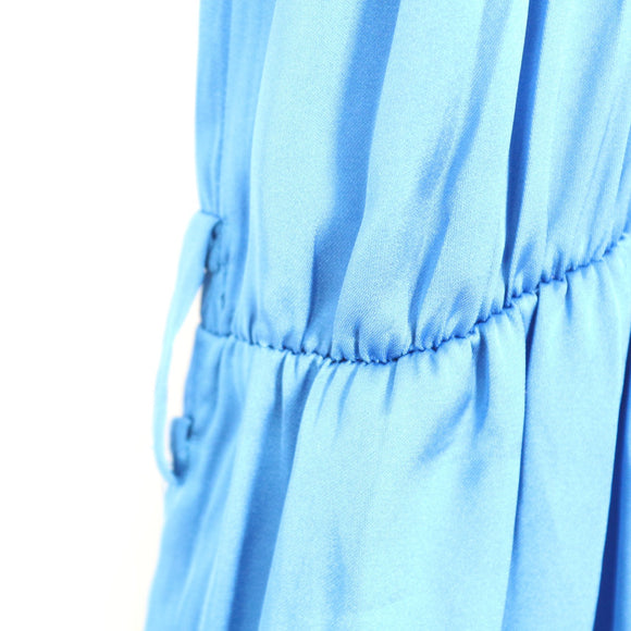 Zara Electric Blue Wide-Leg Jumpsuit - XL (Belt Not Included)