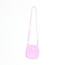 Pink Ostrich-Effect Crossbody Bag-2