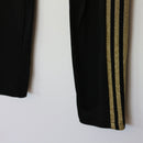 Adidas black and gold skinny sport pants - XS-3