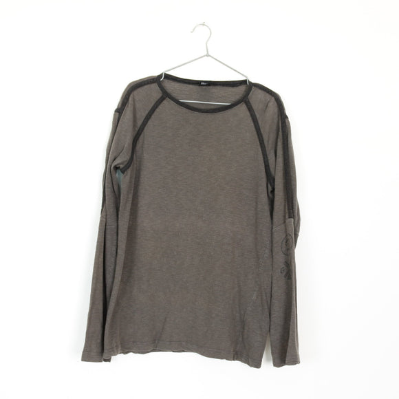 Diesel Grey Long-Sleeve T-Shirt - L