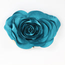 Milla Turquoise Rose Clutch Bag with Strap-1