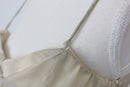 Zara Grey & Cream Ruched Spaghetti Strap Maxi Dress – L-6