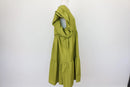 Olive Green Puff Sleeve Tiered Midi Dress – Size 44-2
