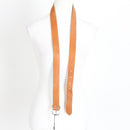 Superbalist Tan Genuine Leather Belt with Silver-Tone Buckle (New)-2