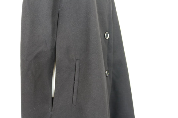 Truworths Black Poncho-Style Coat – Oversized | New with Tags