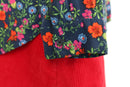 Vintage Topshop Navy Floral Button-Up Shirt – Size 8-7