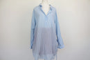 H&M Mama Blue & White Stripe Belted Shirt Dress – XL-2