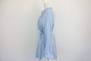 H&M Mama Blue & White Stripe Belted Shirt Dress – XL-5
