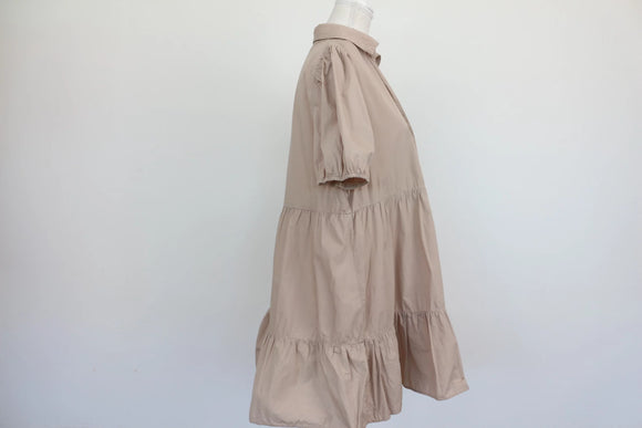 ZARA beige babydoll dress - XL