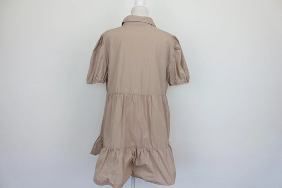 ZARA beige babydoll dress - XL