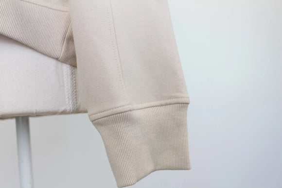 Truworths LTD Stone Beige Crew Neck Cropped Sweatshirt