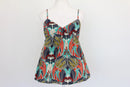 Kate Moss x Topshop Art Nouveau Print Babydoll Cami Top – Size 10-1