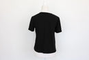Zara Black Crew Neck Short-Sleeve T-Shirt – S-3