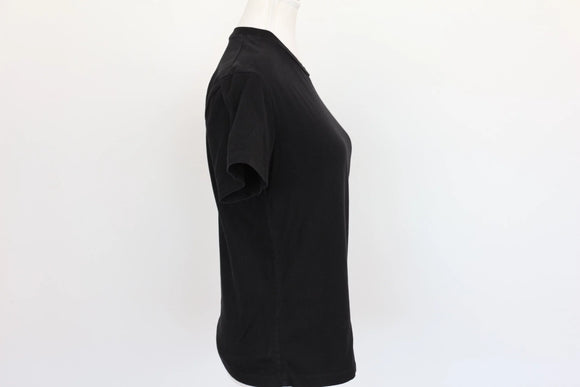 Hanger Brand Black Crew Neck Logo T-Shirt – S