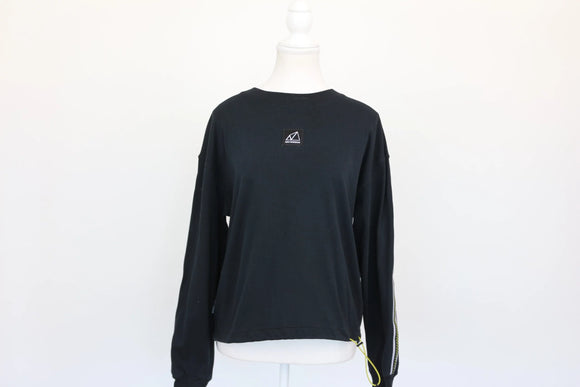 New Balance Black Long-Sleeve Top – Relaxed Fit | Size S